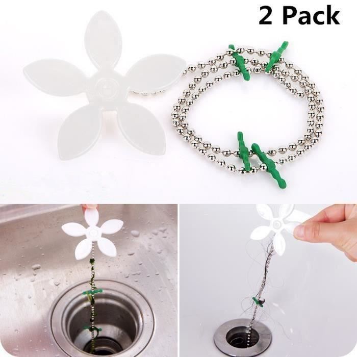 Kit De 4 Serpents De Débouchage Pour Évier - Outil Pour Enlever Cheveux Et Sabots - Neuf