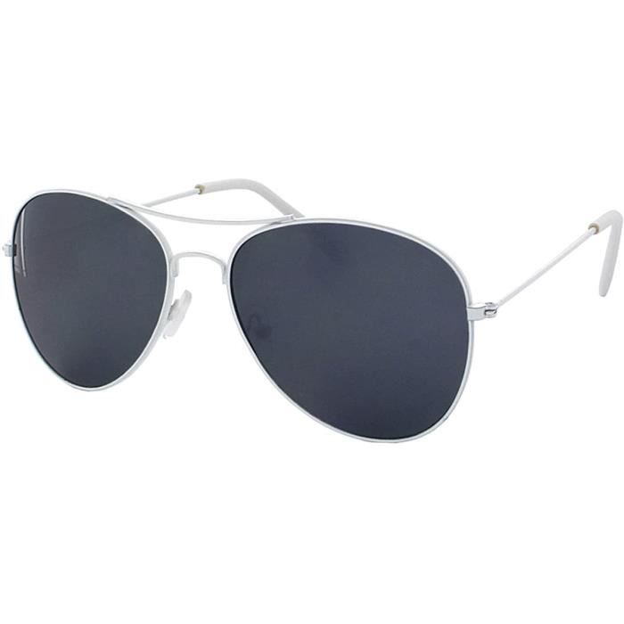 Lunettes Aviateur + Collier Plaque D'Identité Militaire - Accessoire Déguisement Ou Style Vintage
