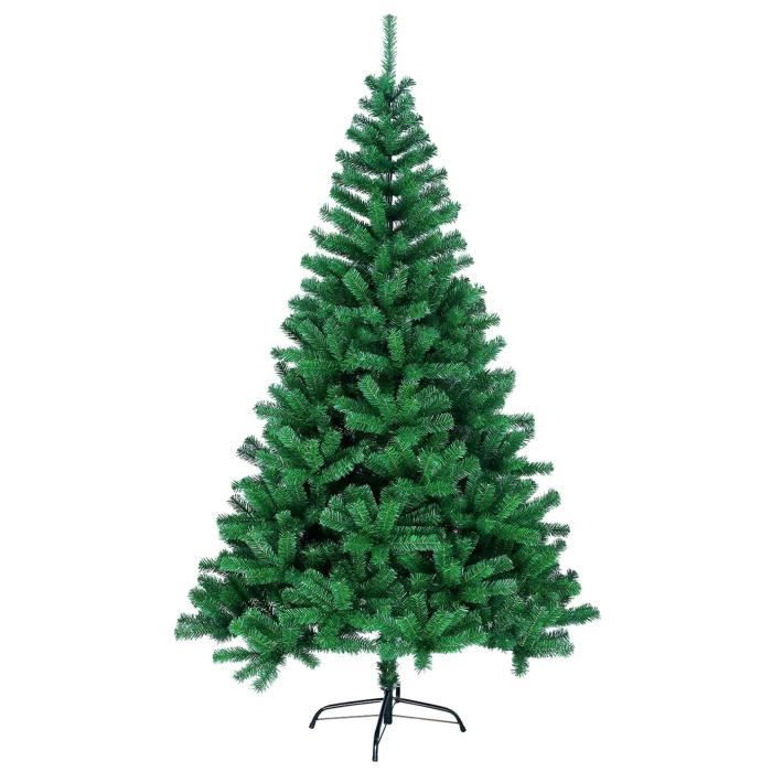 Green 1,2 m grand sapin de noël artificiel, sapin de sapin ignifuge