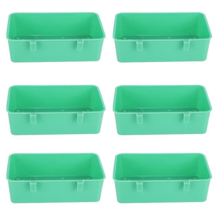 Comparer les prix de Atyhao Bol d'alimentation pour oiseaux 10pcs Mangeoire à Eau Alimentaire Oiseaux Bol d'Alimentation en Plastique Abreuvoir d'Oiseau