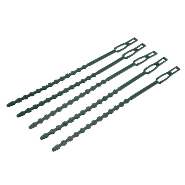 Attaches De Jardin Torsadées - Fil Métallique Plastifié, Réutilisables, Pour Plantes, Tomates, Vignes, Etc.