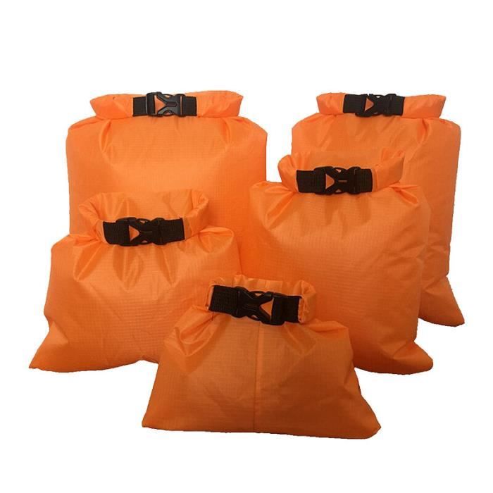 Lot de 6 sacs étanches TRAHOO - Noir - Conception unique - Différentes