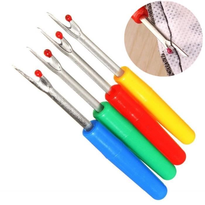 4 pièces Coupe-fil à poignée en plastique, 4 pièces, outil de couture, accessoires de couture