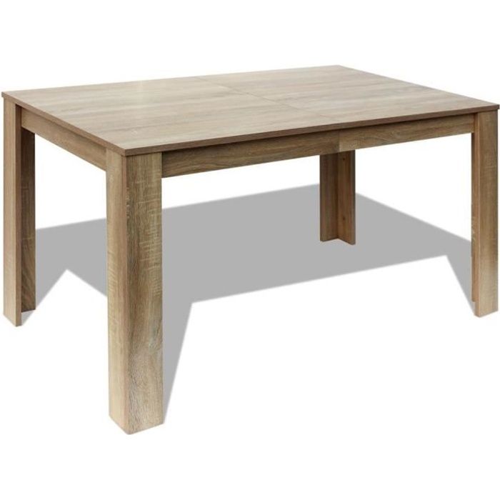 Table à Manger Extensible - OLL - HB014 - Chêne - 140 x 80 x 75 cm