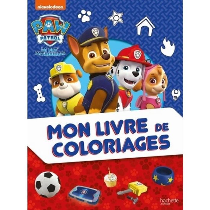 Mon Livre De Coloriages Pat Patrouille Cdiscount Beaux Arts Et Loisirs Creatifs