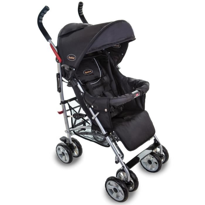 Passeggino Baninni Luca BN119B Nero - Compatto E Leggero Con Schienale Regolabile - Foto 9