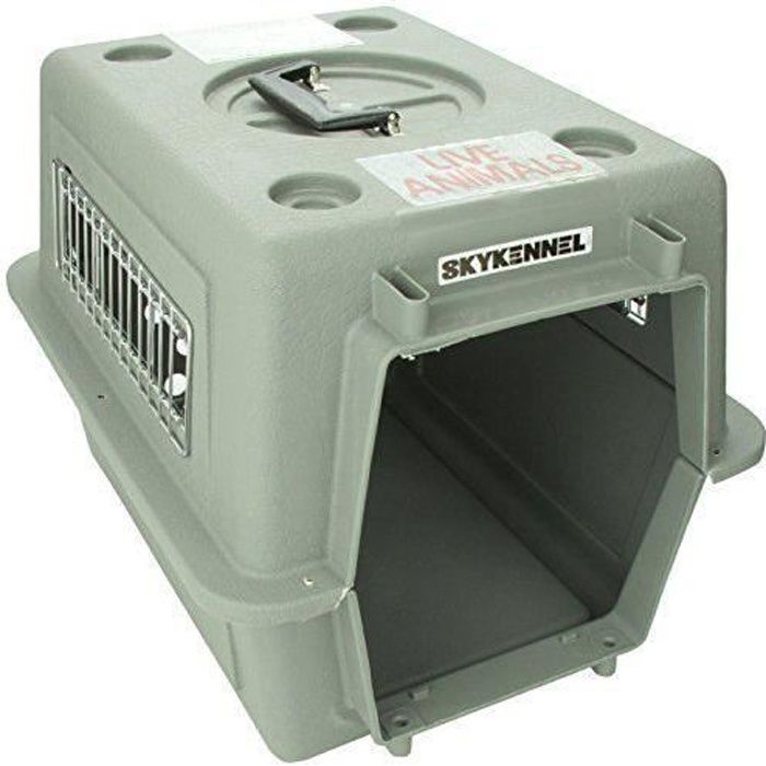 Meilleurs prix pour BEEZTEES  Skykennel 1 IATA Caisse de Transport pour Chien de 7 kg Gris - 00100