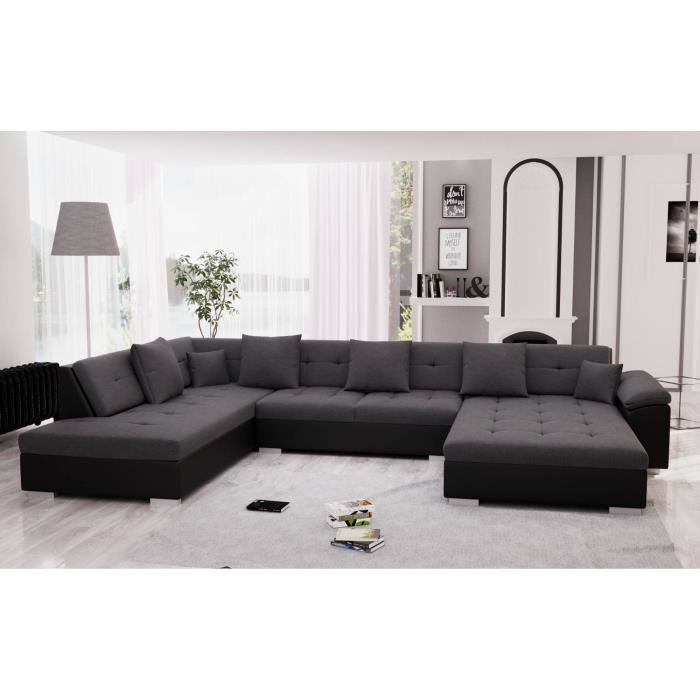 Canape Dangle Gris Et Noir