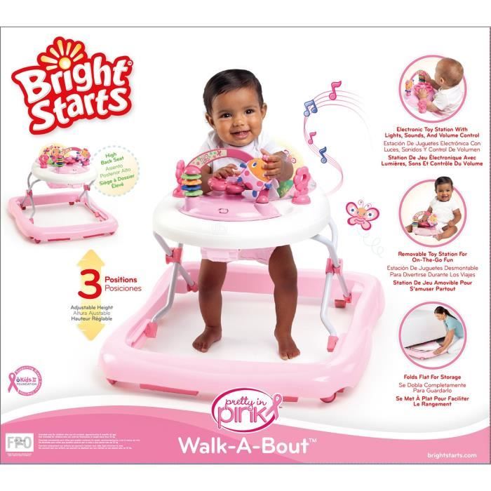 Trotteur Juneberry Delight Bright Starts Jeux 2 Ans Plastique Evolutif Musical Cdiscount Puericulture Eveil bebe
