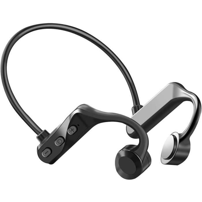 Casque Conduction Osseuse BMANI Écouteur Bluetooth 5.2 Sans Fil, IPX5 Étanche, 6h D'Autonomie Parfait Pour Sport Course Jogging Vélo-Noir | Rakuten