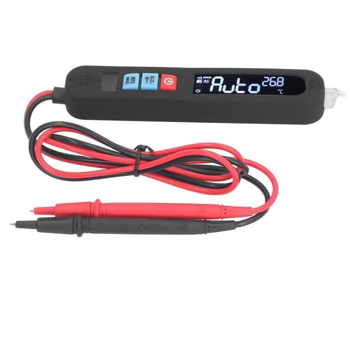 Multimètre Intelligent à Charge USB, Numérique Professionnel, Détecteur De Tension De Courant AC DC, Stylo, Capacité De Température, Testeur De Plage Automatique