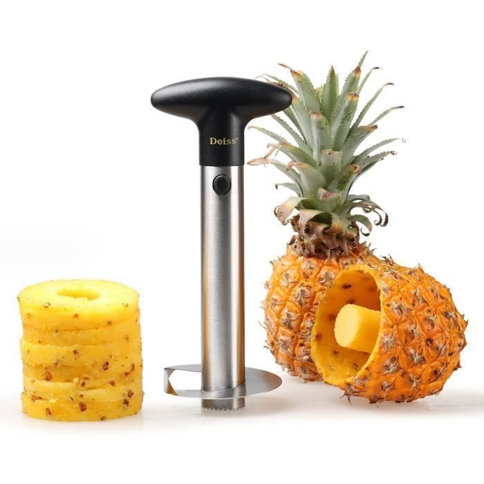 Decoupe Fruit,Trancheuse et éplucheur ananas en acier inoxydable, outil de  cuisine - Cdiscount Maison