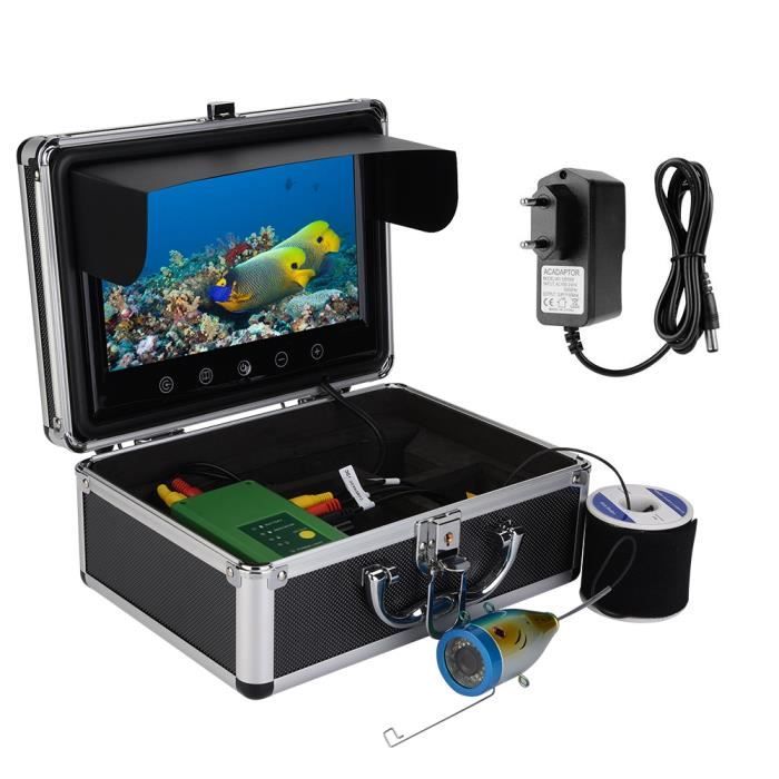 DVR De Pêche Sous-marine VisiPower – 9 Pouces – Caméra étanche 20m – 20 LED