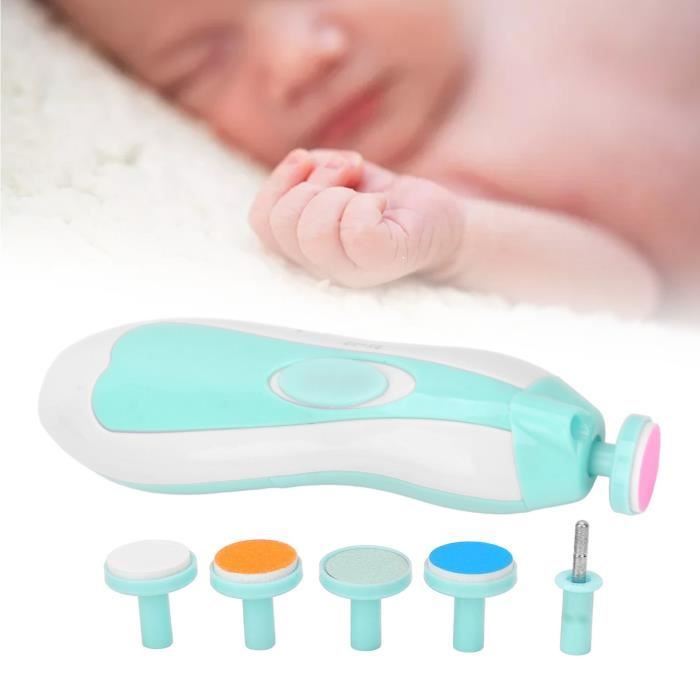 Drfeify Coupe-ongles électrique pour bébé Meuleuse à ongles électrique pour  bébé Soins de manucure à faible bruit Lime à HB014