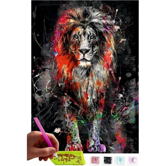 MXJSUA Peinture Diamant Kits, LA Vie EST CE Que TU En Fais 5D Bricolage Diamond Painting Complet, Diamant Strass Point De Croix Cristal Painting Pour Murale Décoration 30x40cm