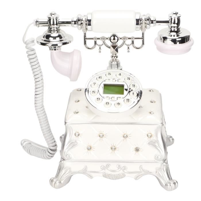 Fdit téléphone filaire MS-8320B européen Vintage téléphone classique ...