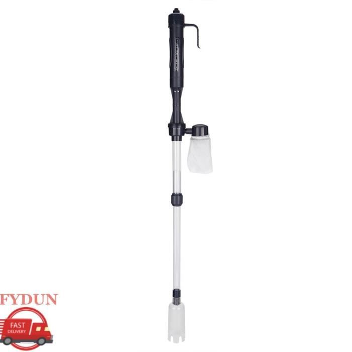 FYDUN Aspirateur de gravier pour aquarium Nettoyeur de sable électrique Pompe de nettoyage pour aquarium