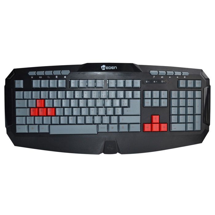 Clavier Gamer – HEDEN – AZERTY – 115 Touches – Rétroéclairé – USB