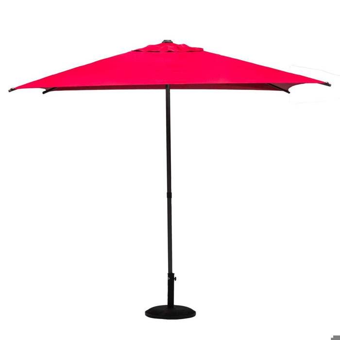Hespéride Ombrellone Quadrato Offset Manoa: 2,5x2,5m, Colore Ardesia, Struttura In Acciaio, Diametro Montante 45,5mm