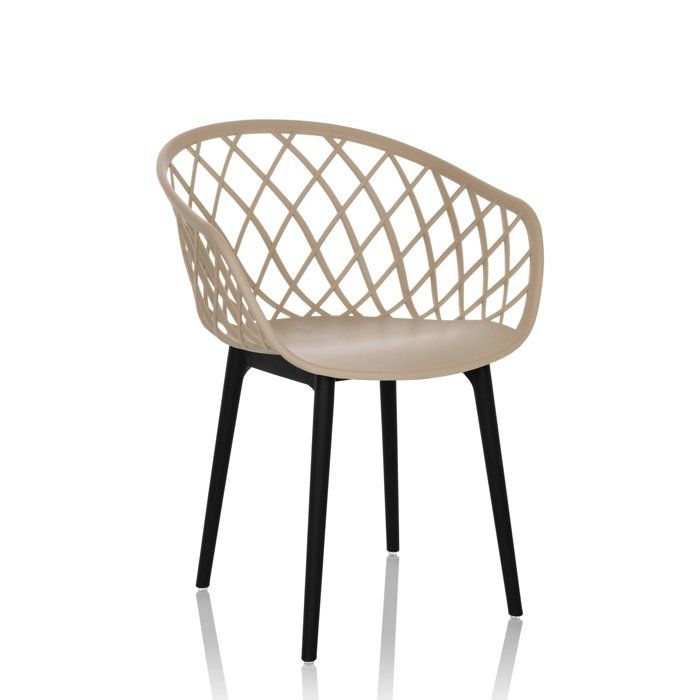 Chaise à coque - hjh OFFICE - BEGIO - Beige - Plastique Chaise à coque - hjh OFFICE - BEGIO - Beige - Plastique