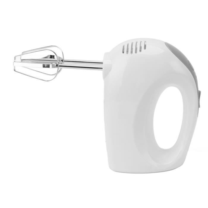Batteur à main électrique - HURRISE - 300W - 5 vitesses - Repose-bol - Multidirectionnel