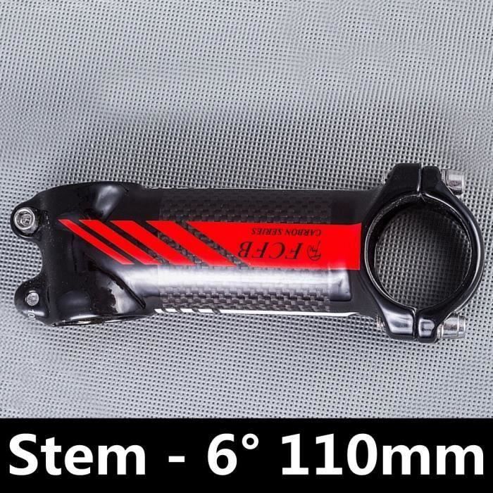 Guidon VTT Fibre De Carbone TOSEEK - Diamètre 31.8mm, Longueur 580-760mm - Barre Plate Légère