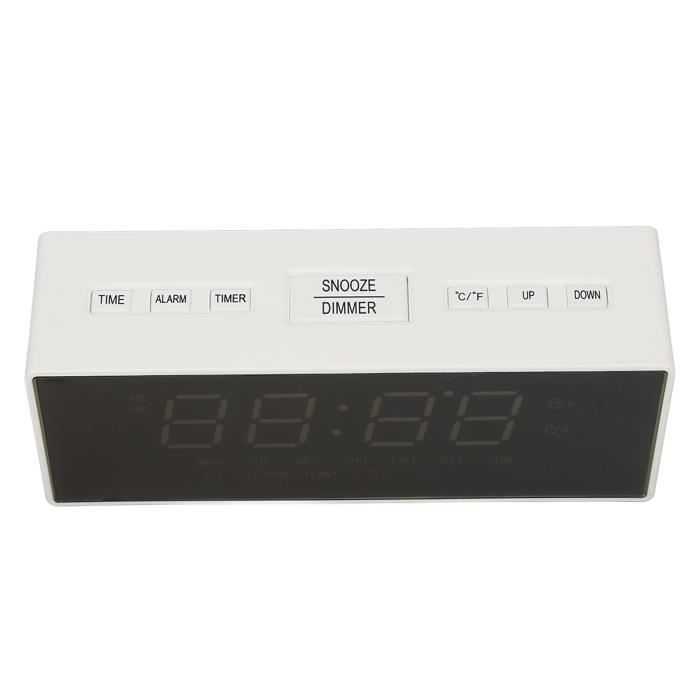 Réveil de table LED multifonction : numérique avec commande tactile, 7 Réveil de table LED multifonction : numérique avec commande tactile, 7