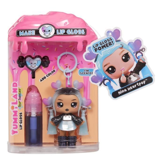 Yummiland Lip Gloss Doll Sour Sweeties Nina Heartpop