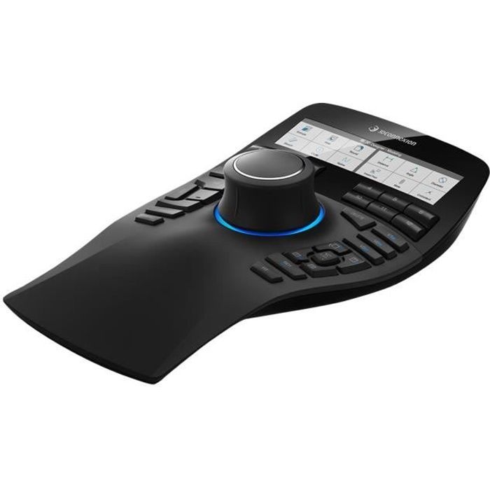 Souris 3D – 3DCONNEXION – SpaceMouse Enterprise – 31 boutons – Filaire – USB