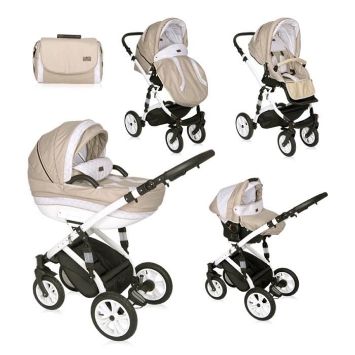 combiné poussette landau siège auto