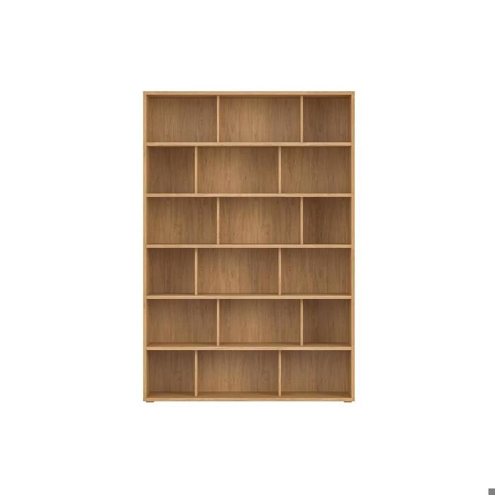 Miliboo - Bibliothèque scandinave finition bois clair chêne L140 cm EPURE