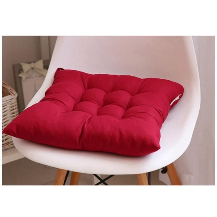 AGDLLYD Lot De 6 Galettes De Chaise 40x40, Coussin Décoratif Coussin
