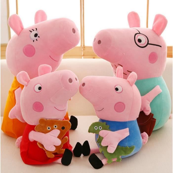 Assortiment peluche 30cm Trotro Tchoupi Peppa Pig au meilleur