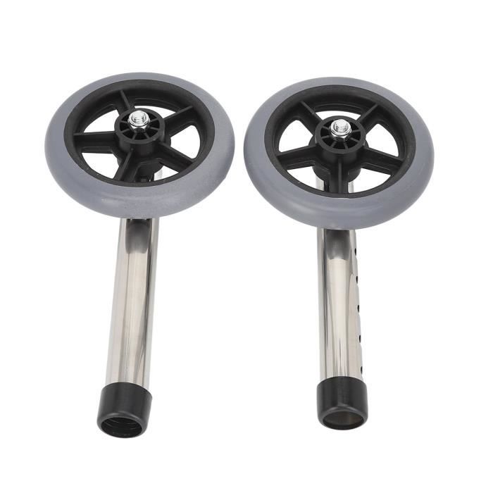 Lot de 4 roues pivotantes Gastro M - 2 avec frein - PVC 100mm - GN148 Lot de 4 roues pivotantes Gastro M - 2 avec frein - PVC 100mm - GN148