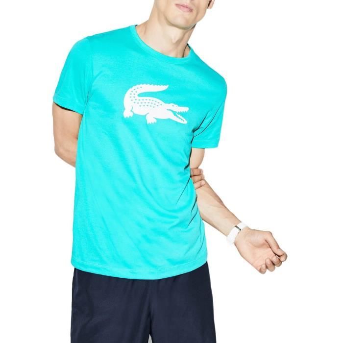 turquoise lacoste t shirt