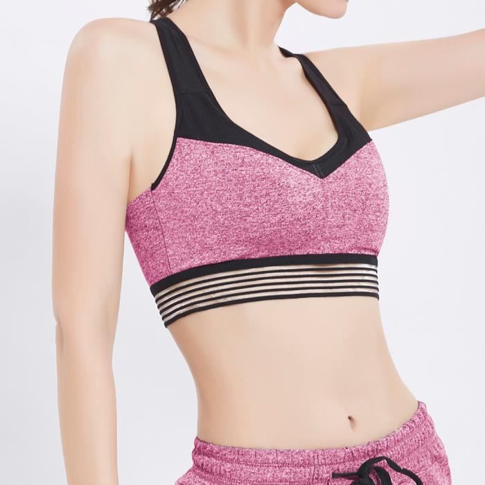Femme Bel dos le yoga et le fitness Rassembler la course /à pied Croix NOBRAND Sous-v/êtements de sport r/ésistant aux chocs