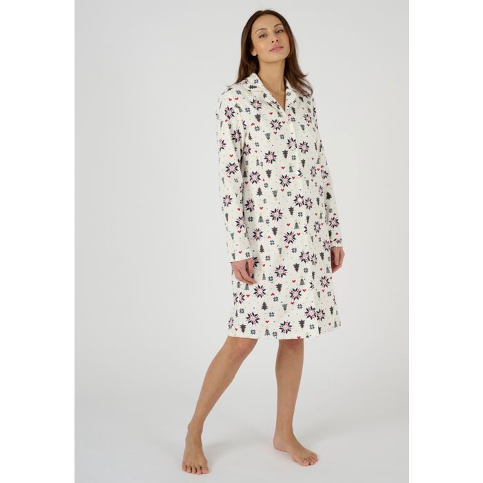 Damart - Liquette flanelle pur coton - Multicolore Multicolore - Prêt-à-Porter