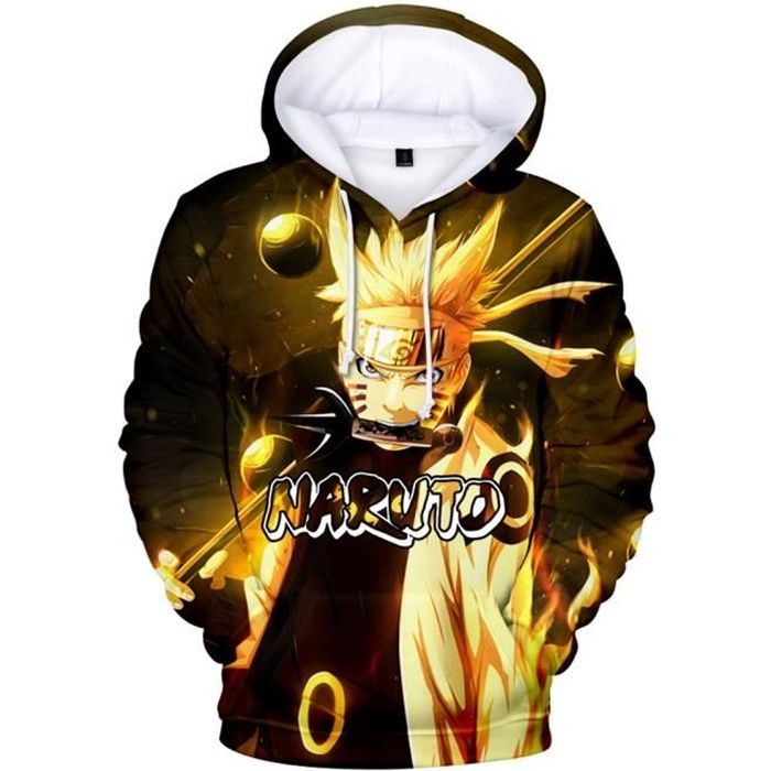 Anime Naruto 0 Naruto Naruto 3D Sweat à capuche Pullover narut Hommes Femmes Pull Sweater