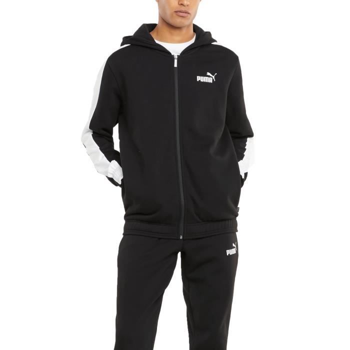 Survêtement veste zippée jogging noir homme - Puma