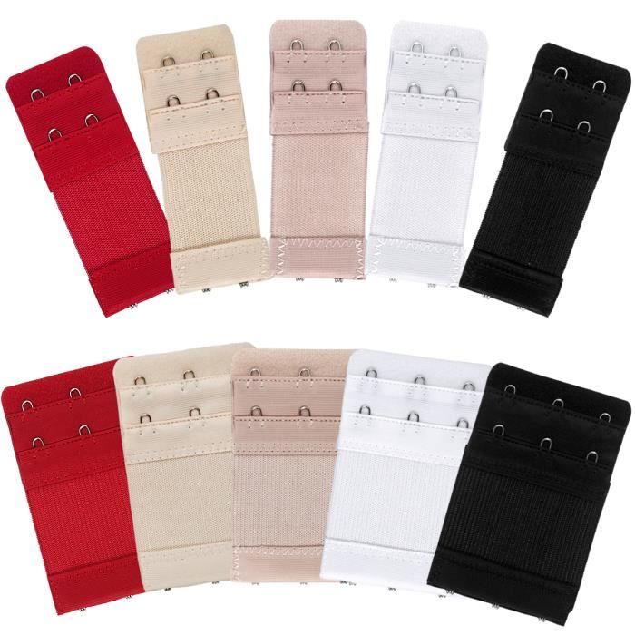 Lot de 10 Rallonge Extension Soutien Gorge 2 Crochets et 3 Crochets -  Cdiscount Prêt-à-Porter