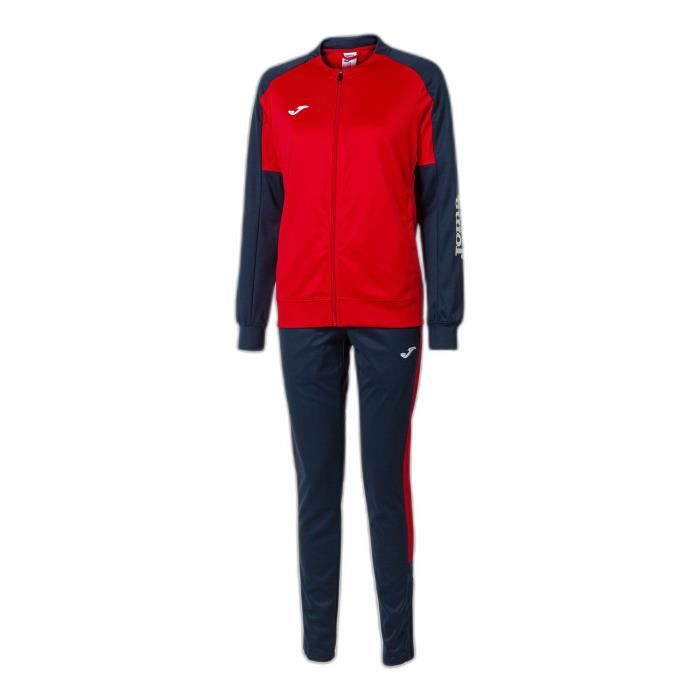 Survêtement de football pour femme Joma Eco Championship - Rojo Marino - XL - Manches longues - Respirant Survêtement de football pour femme Joma Eco Championship - Rojo Marino - XL - Manches longues - Respirant
