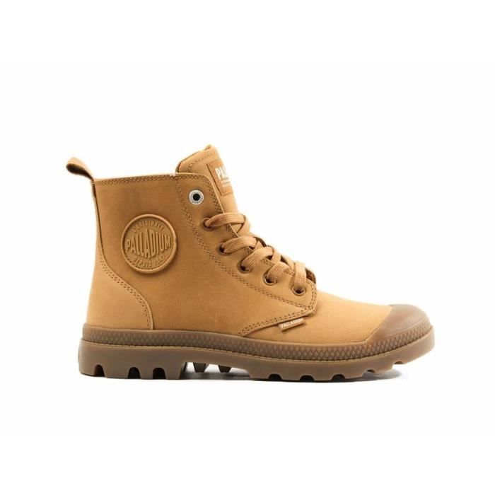 Palladium Baskets Palladium Pampa HI Zip NBK - Apple cinnamon - Homme - Cuir - Zip - Plat