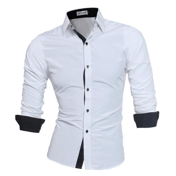 Chemise homme uni online