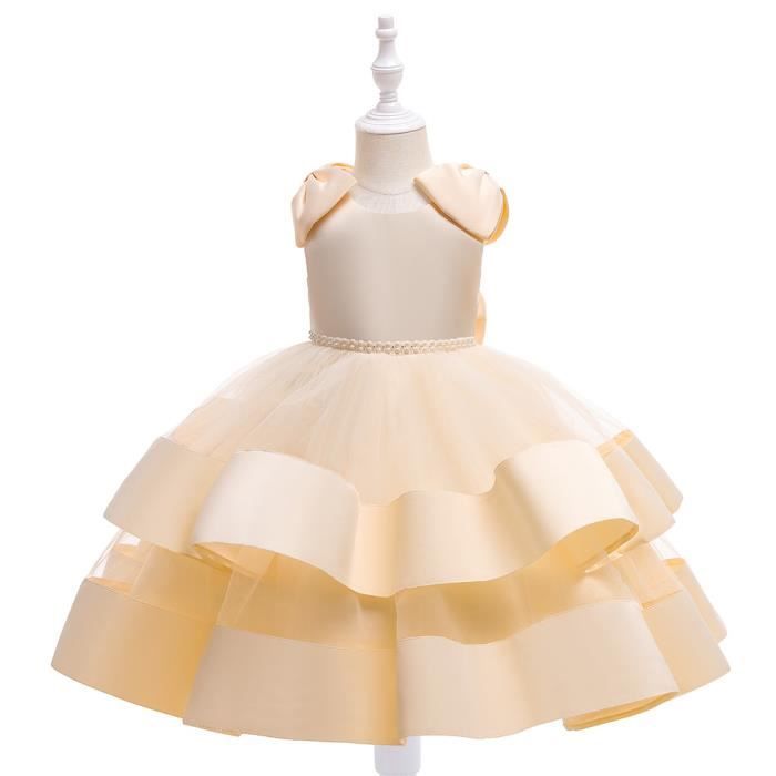 Robe De Fée Nouveau-né Fille - Tutu Tulle, Papillon 3D, Manches Longues, Pour Anniversaire, Mariage, Séance Photo