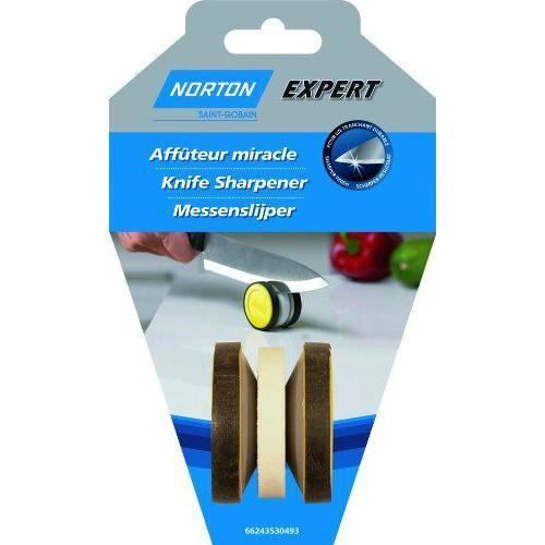 NORTON Guide D'Affûtage En Céramique Pour Couteaux à Lame Lisse - Angle Parfait Et Précis