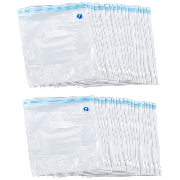 CASO Lot 50 Sacs Sous Vide 30x40 Cm 6 Étoiles - 150 Microns Solides, Réutilisables, Sans BPA