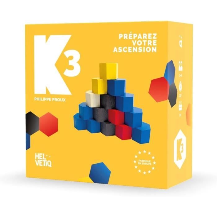 K3 Jeu De Société Tactique Pour 2 À 4 Joueurs Sois Le Dernier À Poursuivre La Course Vers Le