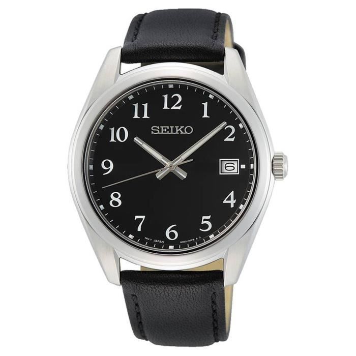 Bracelet montre seiko new arrivals cuir