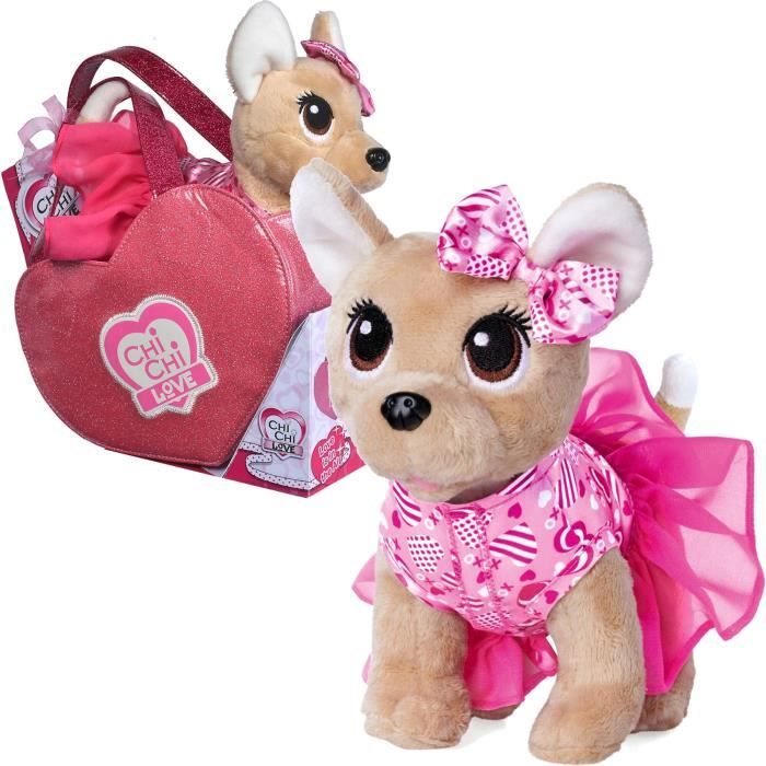 Maskotka Chi Chi Love Piesek Chihuahua w torbie Lamour est dans lair