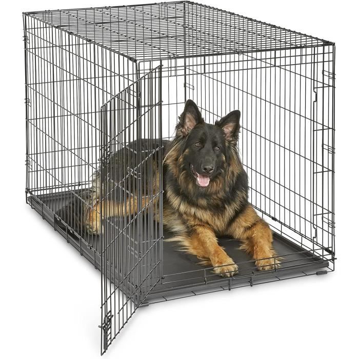 Meilleurs prix pour New World B48 Cage pour chiens de petite taille, nouvellement améliorée, 121,92 cm, à une porte, comprenant un plateau étanche, 120